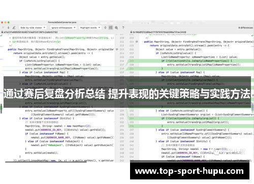 通过赛后复盘分析总结 提升表现的关键策略与实践方法 通过赛后复盘分析总结 提升表现的关键策略与实践方法